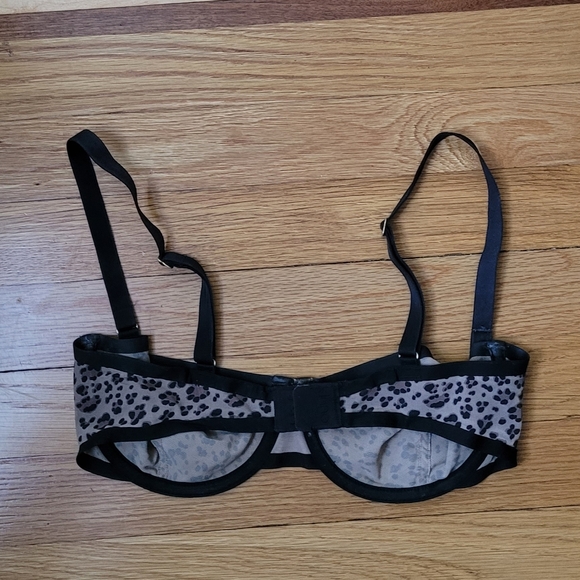 CUUP BALCONETTE BRA IN LEOPARD PRINT - Picture 5 of 6